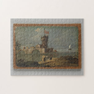 Puzzle Capriccio avec une tour circulaire fine art