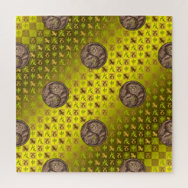Puzzle Capricorne & Singe de Terre (Vertical)