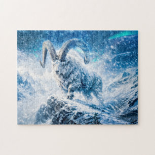 Puzzle Capricorne Zodiaque en tant que majestueux bélier 