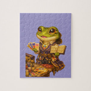 Puzzle Caractère de grenouille créatrice de royaume