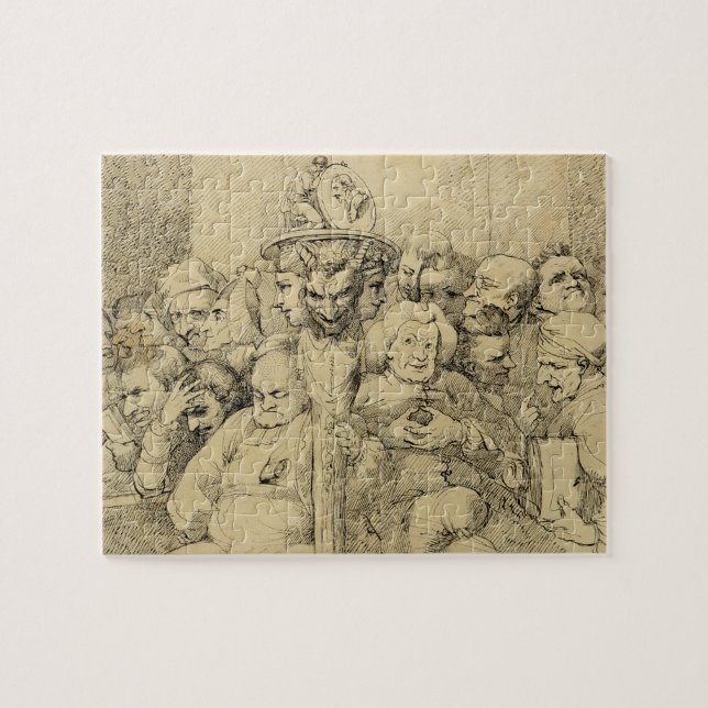 Puzzle Caractères littéraires assemblés autour du (Horizontal)