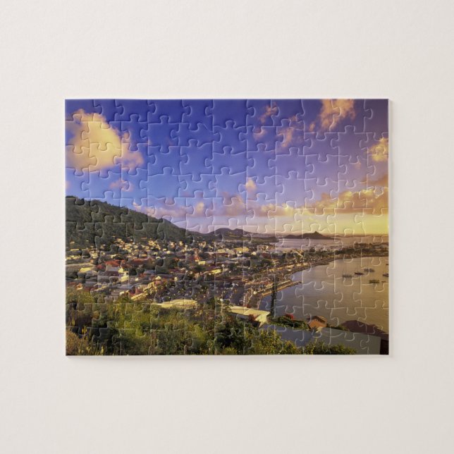 Puzzle Caraïbes, Antilles françaises, Saint-Martin. (Horizontal)