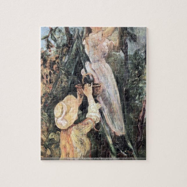 Puzzle Caravaggio - adoration du petit groupe de bergers (Vertical)