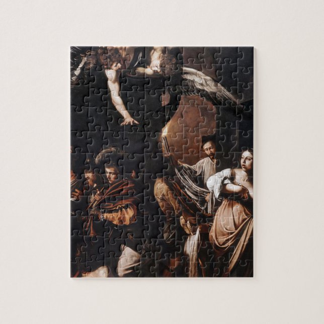 Puzzle Caravaggio - les sept travaux de la peinture de (Vertical)