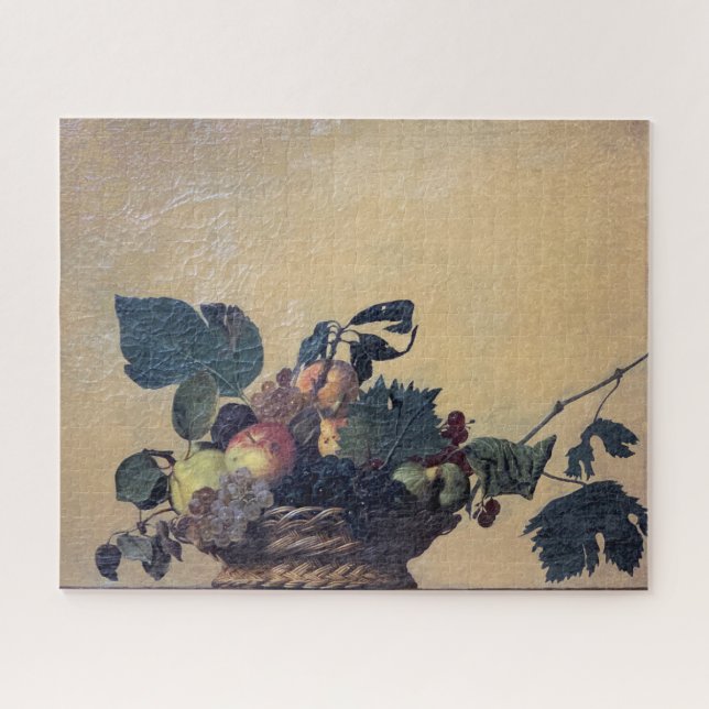Puzzle Caravaggio - Panier de fruits - Huile sur toile (Horizontal)