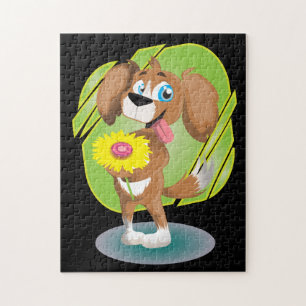 Puzzle Caricature animal mignon