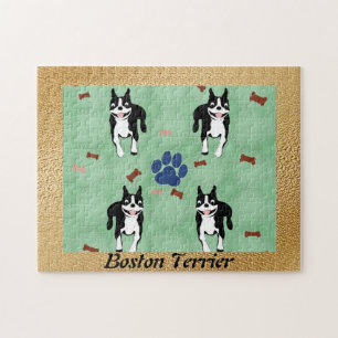 Puzzle Caricature de Boston Terrier