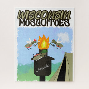 Puzzle Caricature sur les moustiques du Wisconsin - Campi