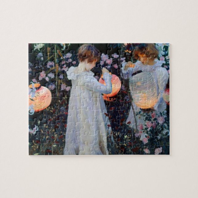 Puzzle Carnation de John Singer Sargent, Lily, Lily, Rose (Horizontal)