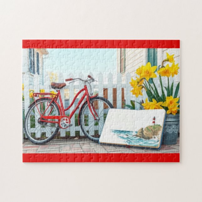Puzzle carnet de croquis d'artiste de plage (Horizontal)