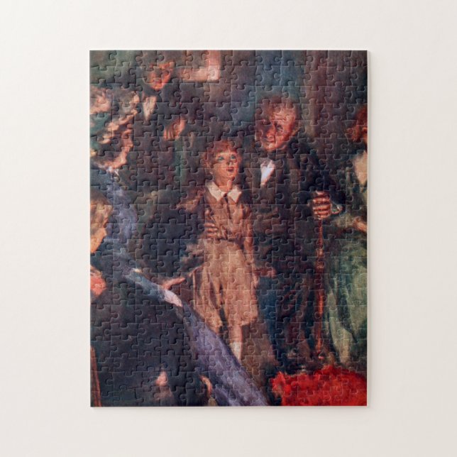 Puzzle Carol de Noël : La famille des cratchits (Vertical)