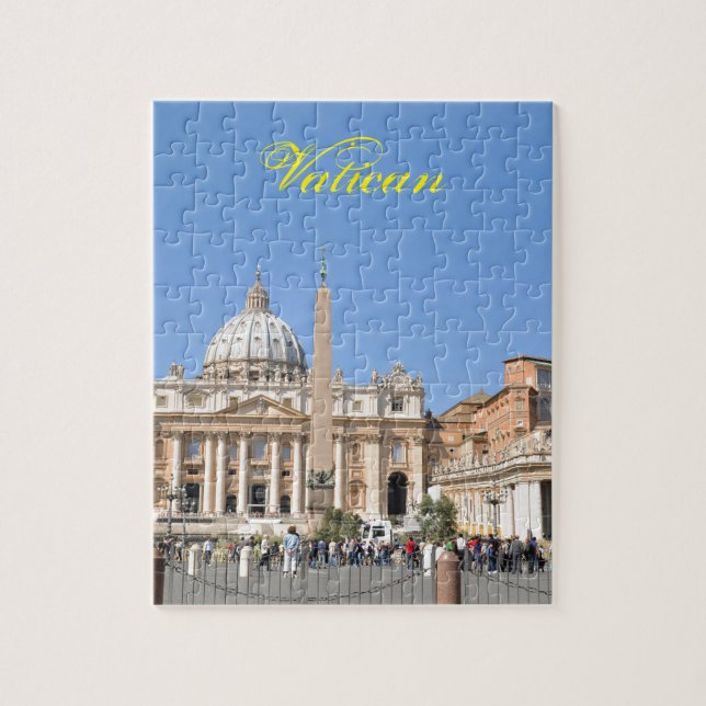 Puzzle Carré de San Pietro à Vatican, Rome, Italie (Vertical)