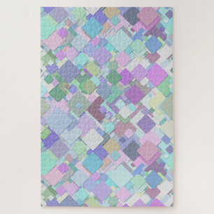 puzzle carré pastel