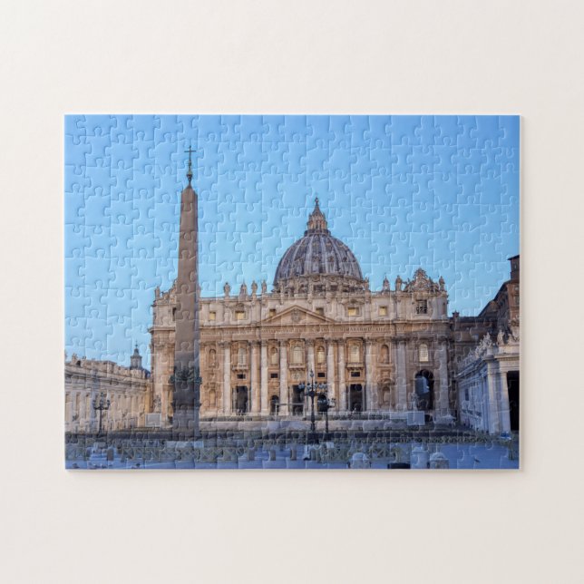 Puzzle Carré Saint-Pierre en Cité du Vatican - Rome, Ital (Horizontal)