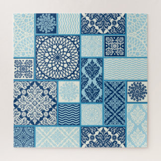 Puzzle Carreaux de patchwork, arrière - plan transparent.