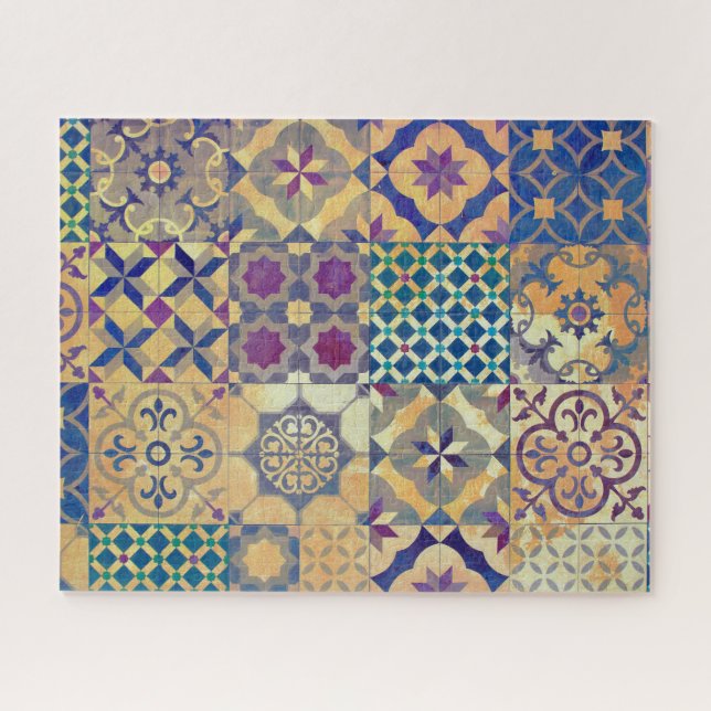 Puzzle Carrelage traditionnel méditerranéen et égéen colo (Horizontal)