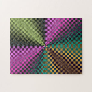 Puzzle Carrés arc-en-ciel