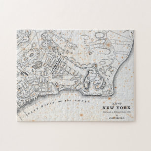 Puzzle Carte antique de New York