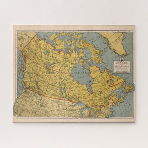 Puzzle Carte antique du Canada