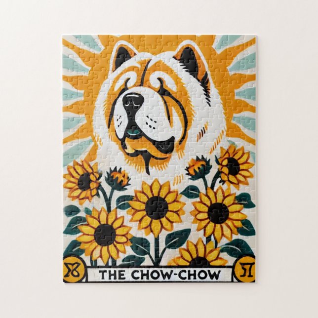 Puzzle Carte Chow Chow Tarot (Vertical)