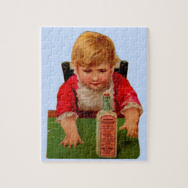 Puzzle Carte commerciale victorienne : Scott's Emulsion C (Vertical)