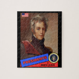 Puzzle Carte de baseball d'Andrew Jackson