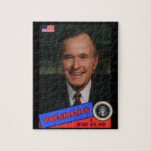 Puzzle Carte de baseball de George H.W. Bush