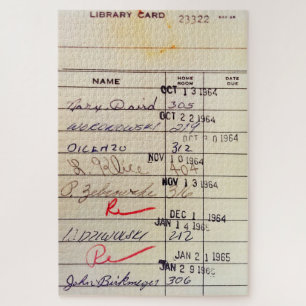 Puzzle Carte de bibliothèque 23322