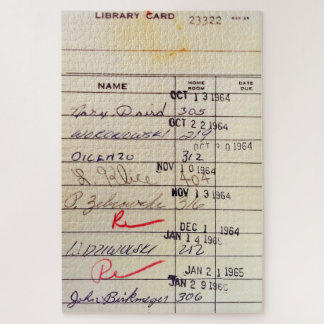 Puzzle Carte de bibliothèque 23322