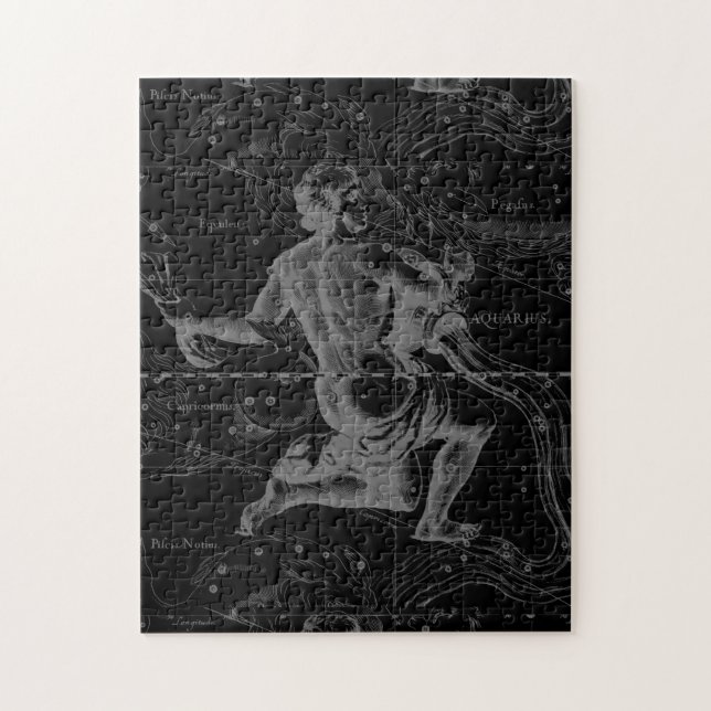 Puzzle Carte de constellation de signe de Verseau par (Vertical)