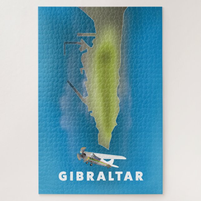 Puzzle Carte de Gibraltar (Vertical)