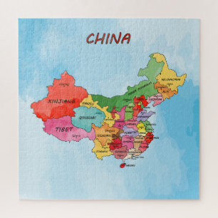 Puzzle Carte de la Chine
