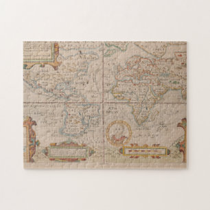 Puzzle Carte de la circumnavigation de Drake du globe