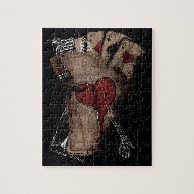 Puzzle Carte de la mort de joueur (Vertical)