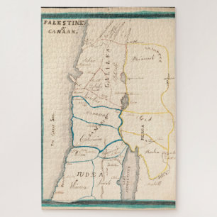 Puzzle Carte de la Palestine ou du Canada