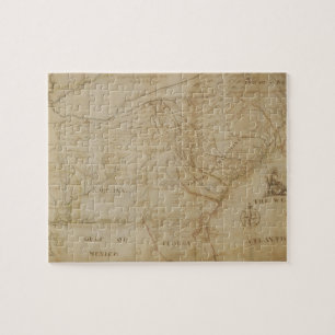 Puzzle Carte de la région du sud-est de l'Amérique du