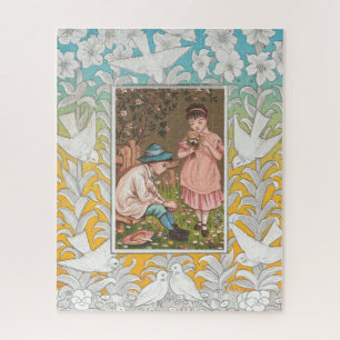 Puzzle Carte de la Saint-Valentin de l'ère victorienne, 1
