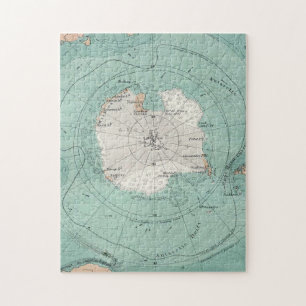 Puzzle Carte de l'Antarctique