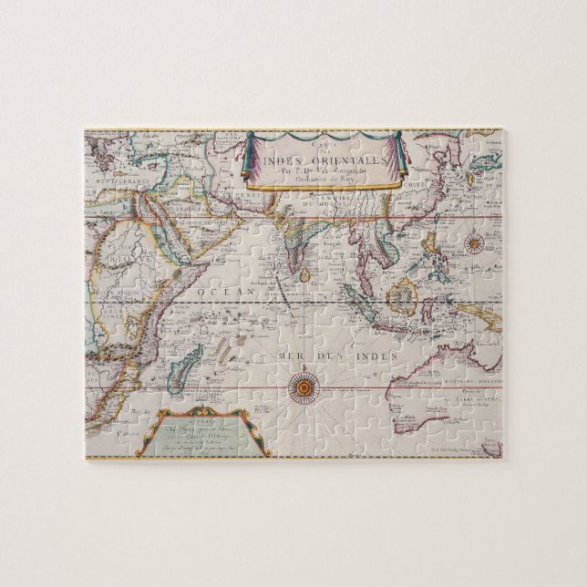Puzzle Carte de l'Asie du Sud-Est (Horizontal)