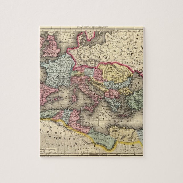 Puzzle Carte de l'Empire romain (Vertical)