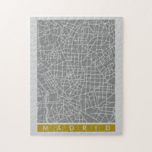 Puzzle Carte de Madrid