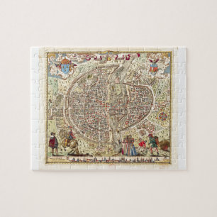 Puzzle Carte de Paris, 1576