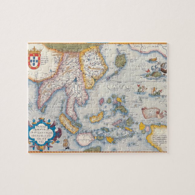 Puzzle Carte de Sud-Est asiatique 2 (Horizontal)