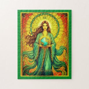 Puzzle Carte de tarot Art Nouveau Le Monde