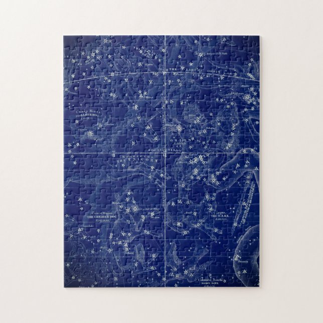 Puzzle Carte des constellations antiques (Vertical)