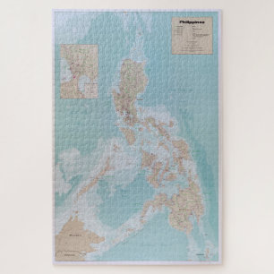 Puzzle Carte des Philippines (1990)