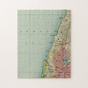 Puzzle Carte d'Israël