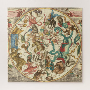 Puzzle Carte du ciel de l'hémisphère sud de 1660, édition