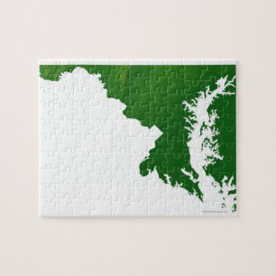 Puzzle Carte du Maryland 3