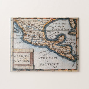 Puzzle Carte du Mexique ou de la nouvelle Espagne   1625